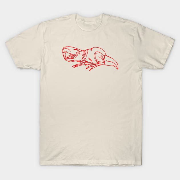 dino_020-red T-Shirt by PhantomLiving